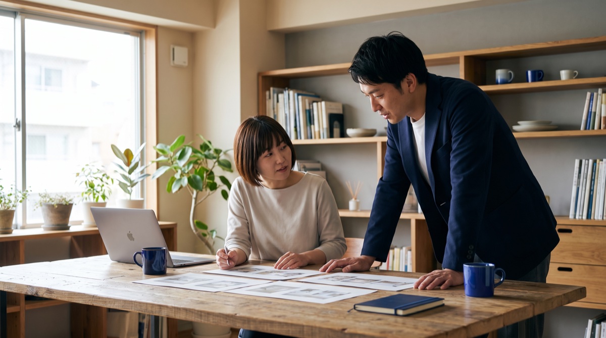 Web制作・マーケティング支援会社の業務イメージ(AI生成・想定ケース)
